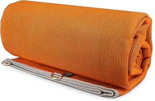 CGEAR Original Sand-Free Outdoor Rug Camping Mat - Water-Resistant & Anti-Fade Material - Military-Grade - Reversible Design - Area Rug for Beach, RV, & Picnics - Travel Bag