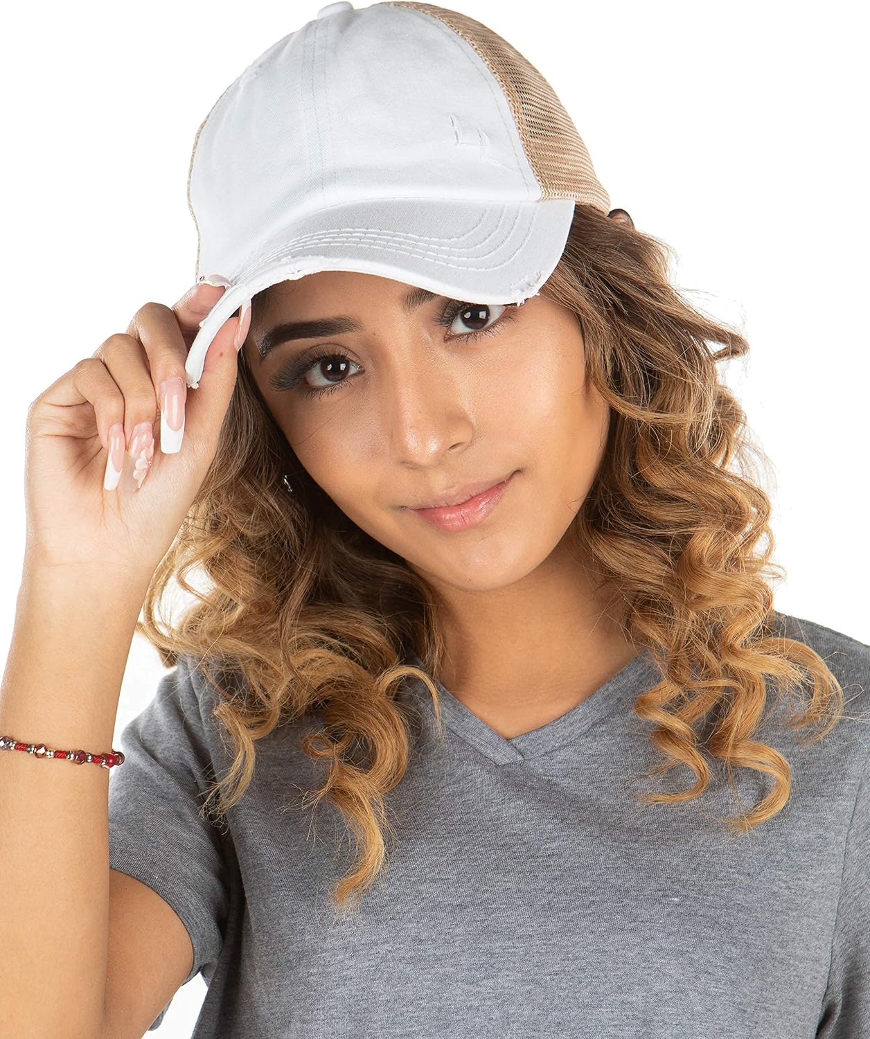 Funky Junque Adjustable Athletic Trucker Hat Mesh Baseball Cap Dad