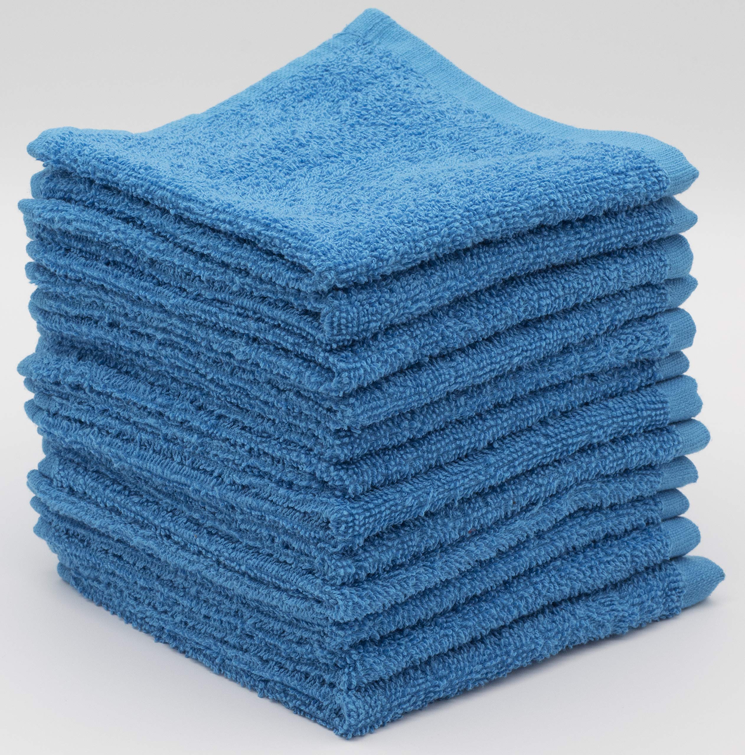 LIGHT TURQUOISE 2 X BATH TOWELS SET, 70X140 LARGE SIZE 100% NATURAL COTTON 500 GSM THICK ABSORBENT TOWEL, HOTEL QUALITY RINGSPUN — view 115