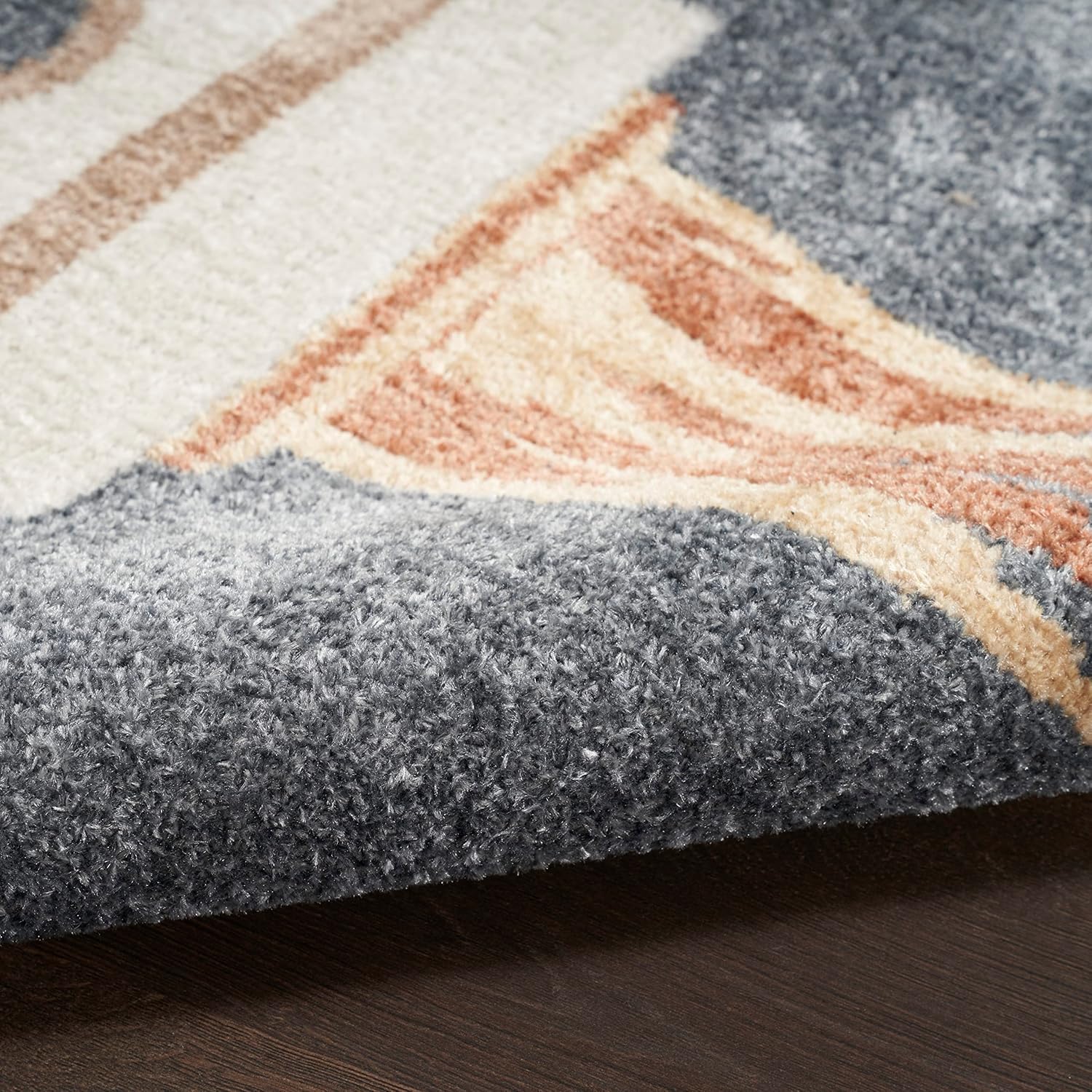 Nourison Home Astra Machine Washable Sky Blue 2'2" x 8' Area Rug - Easy Clean, Non Shedding, Bed Room, Living Room, Dining Room, Kitchen (8' Runner)