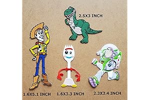 Lot of 4 Woody Toy Story Cartoon Movie Patch