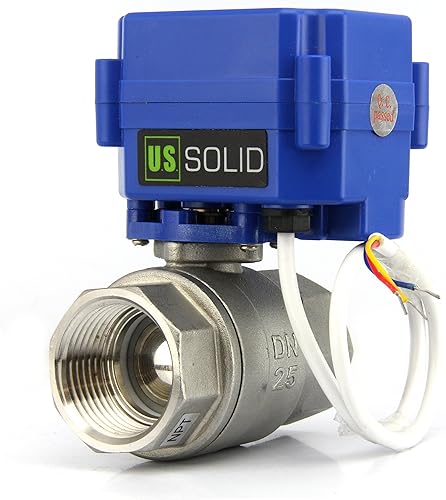 Miniatura 18 de U.S. Solid CR-02 Válvula de bola motorizada, 3 cables, Gris, 2.00watts, 12.00 volts Acero,Latón,https:/ www.Yaxa/dp/undefined