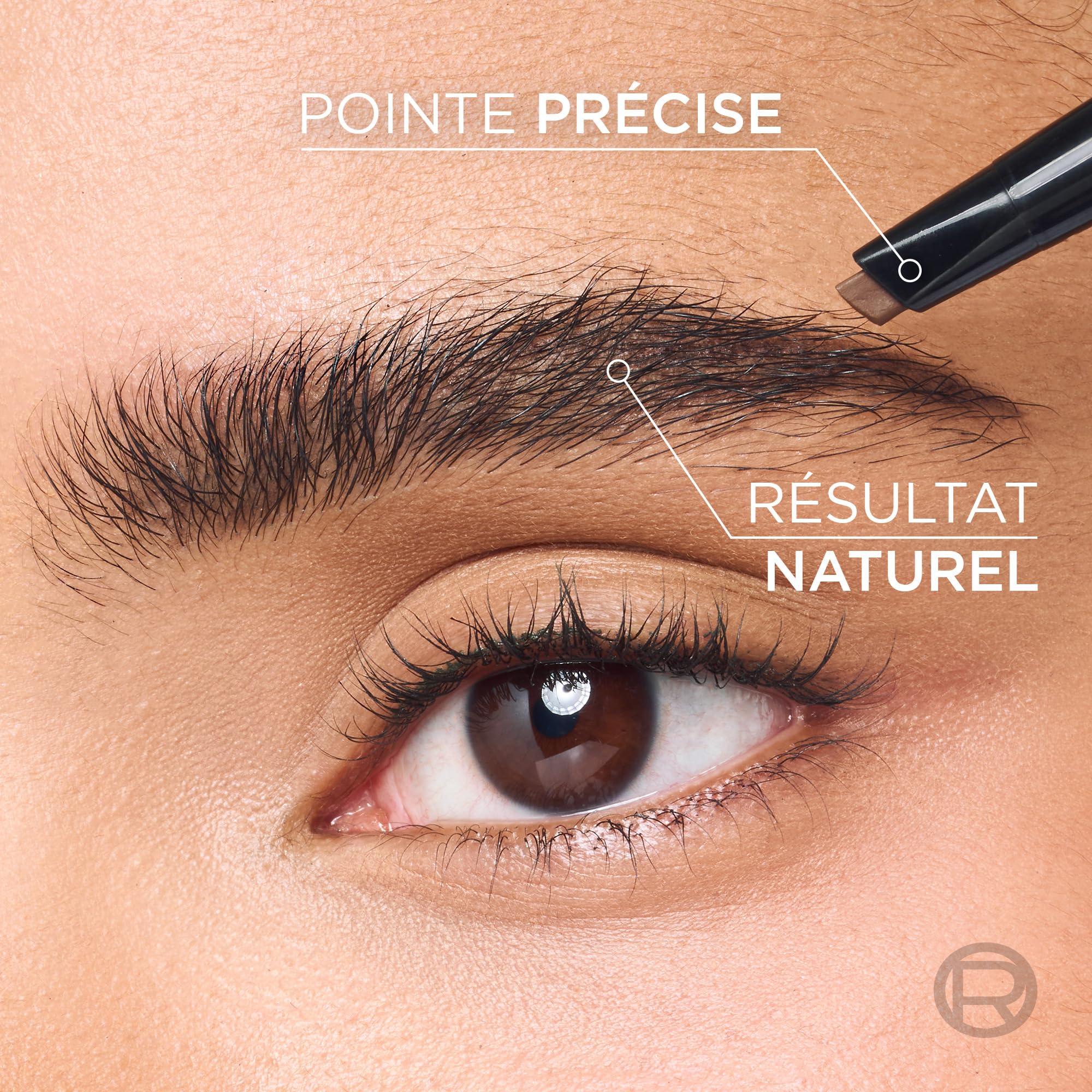 L'Oréal Paris Kredka do brwi z odkręcaną trójkątną końcówką do definiowanych i naturalnych brwi, Infaillible Brows 24h Brow Filling Triangular Pencil, nr 5.0 Light Brunette