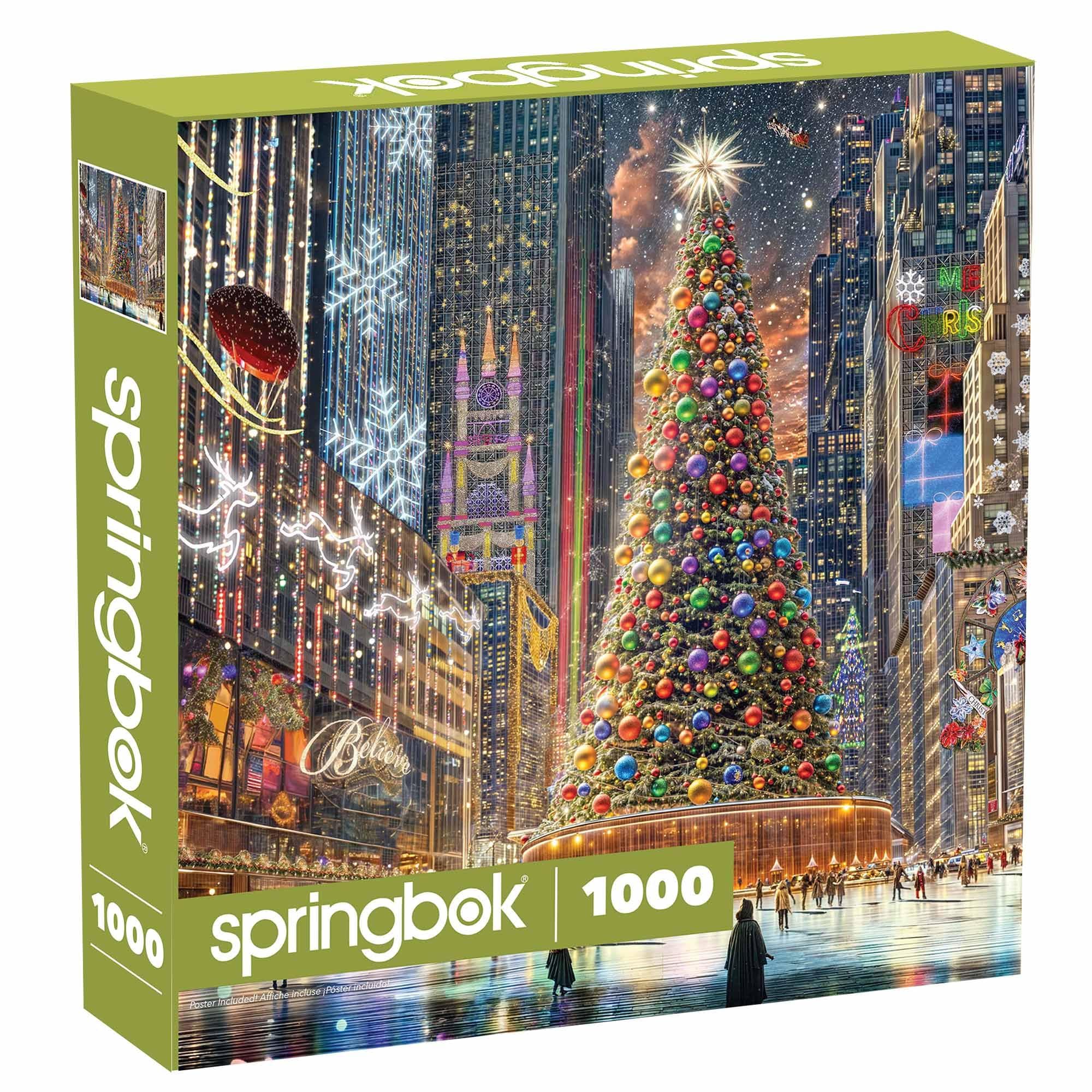 Amazon.com: Springbok Christmas in the City 1000 Piece Jigsaw