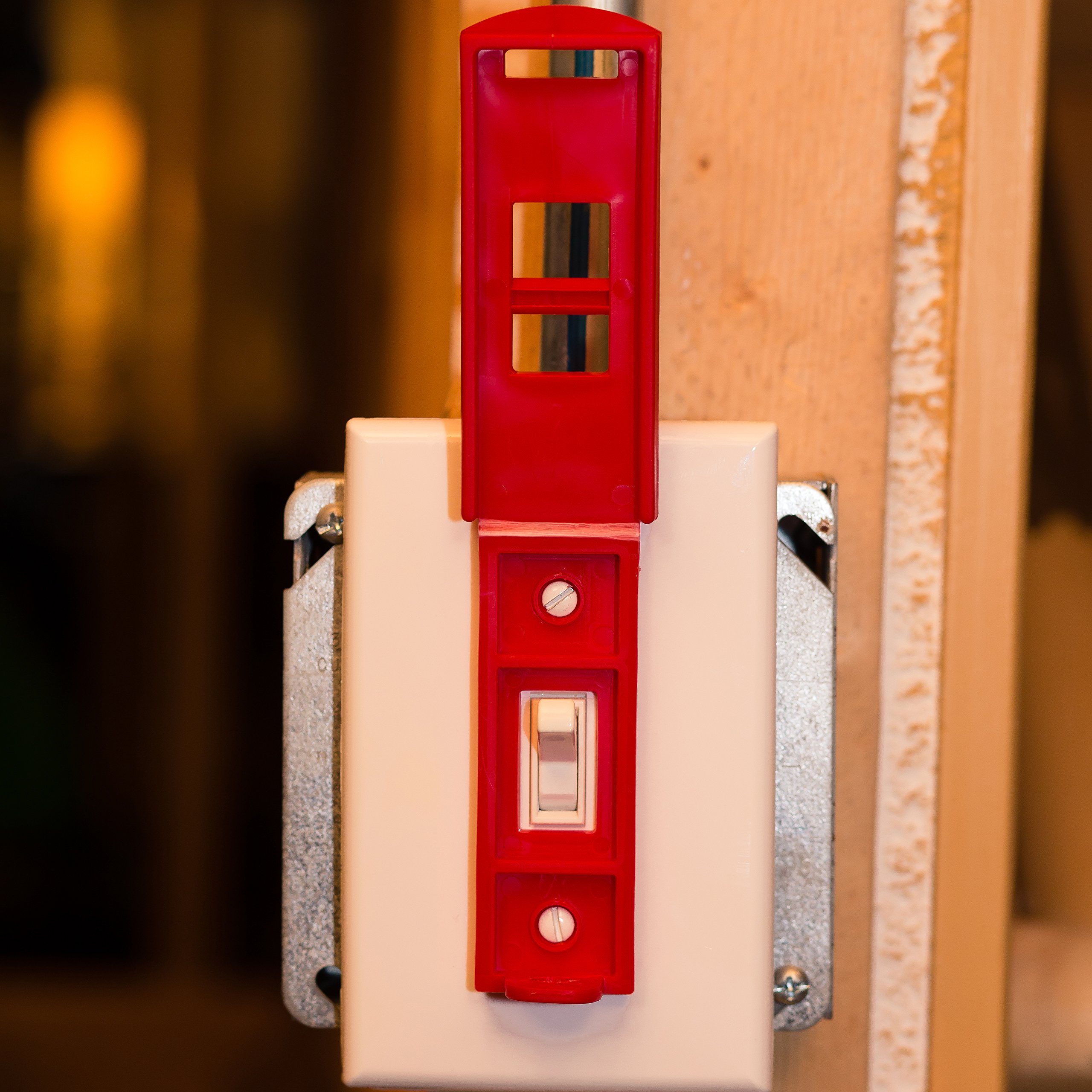 Red Lockout Switch Guard - OSHA Compliant -3
