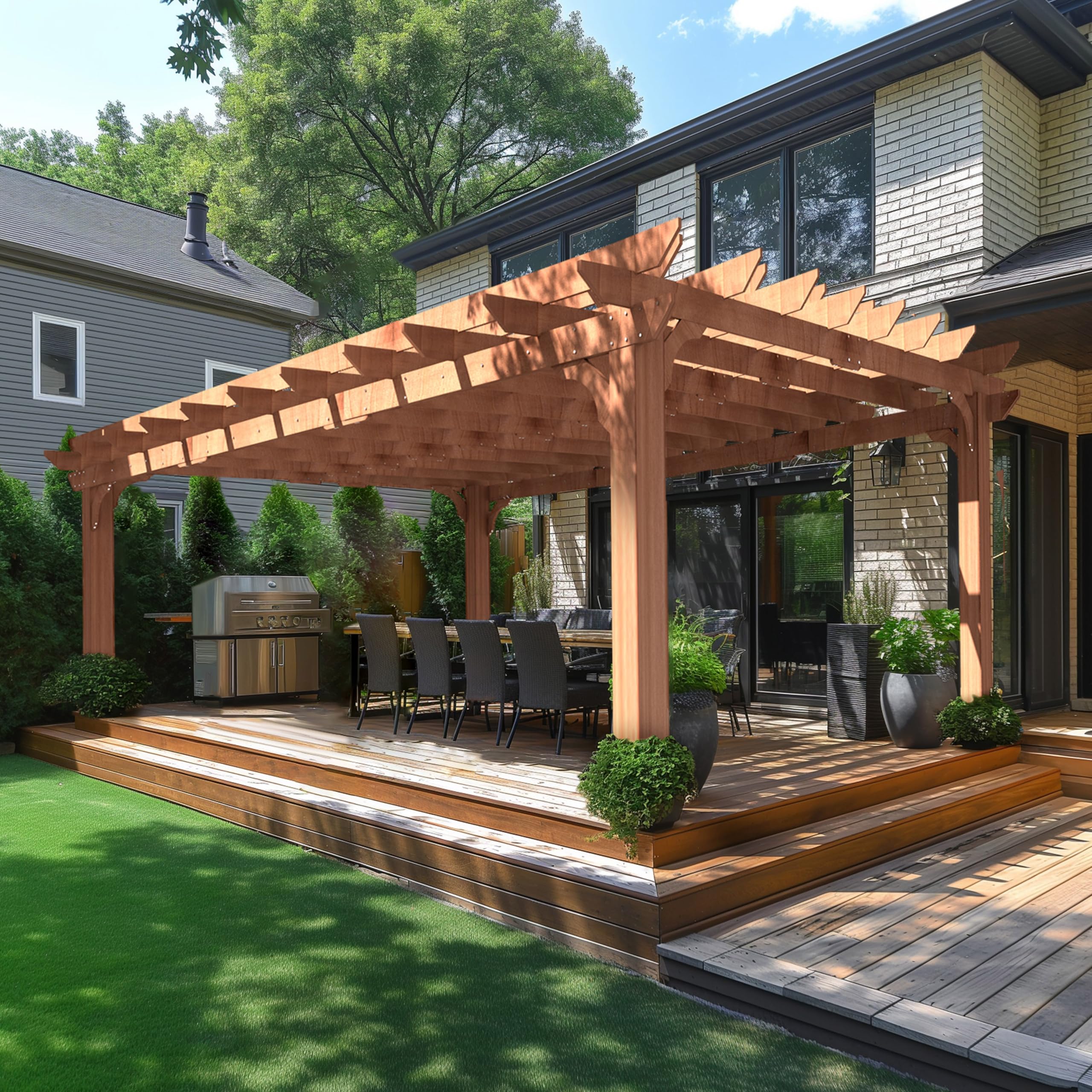 MUPATER Cedar Pergola