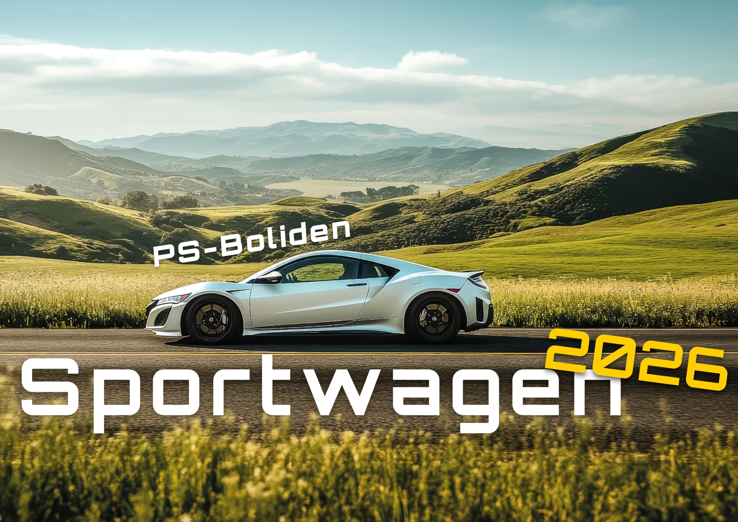 Sportwagen - PS-Boliden - 2026 - Kalender DIN A3: Der Wandkalender mit den schönsten Sportwagen-Motiven für das Jahr 2026 im Format DIN A3 (ca. 42 x 30 cm)!
