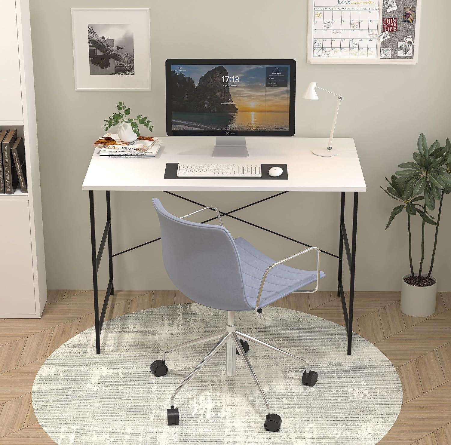 Callas Multipurpose Wood Laminated Study Table, Computer Table for Home ...