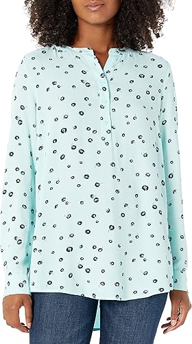 Tienda Essentials - Blusa tejida de manga larga para mujer