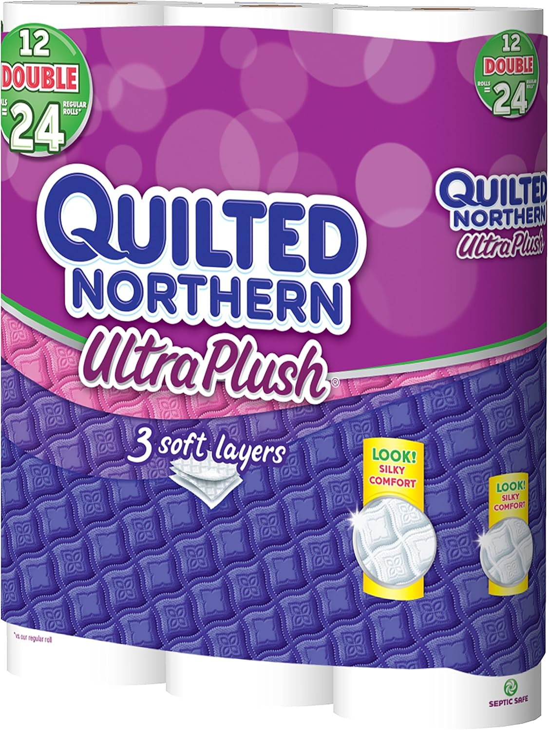Quilted Northern Ultra Plush Double Roll Bath Tissue, 12 Count