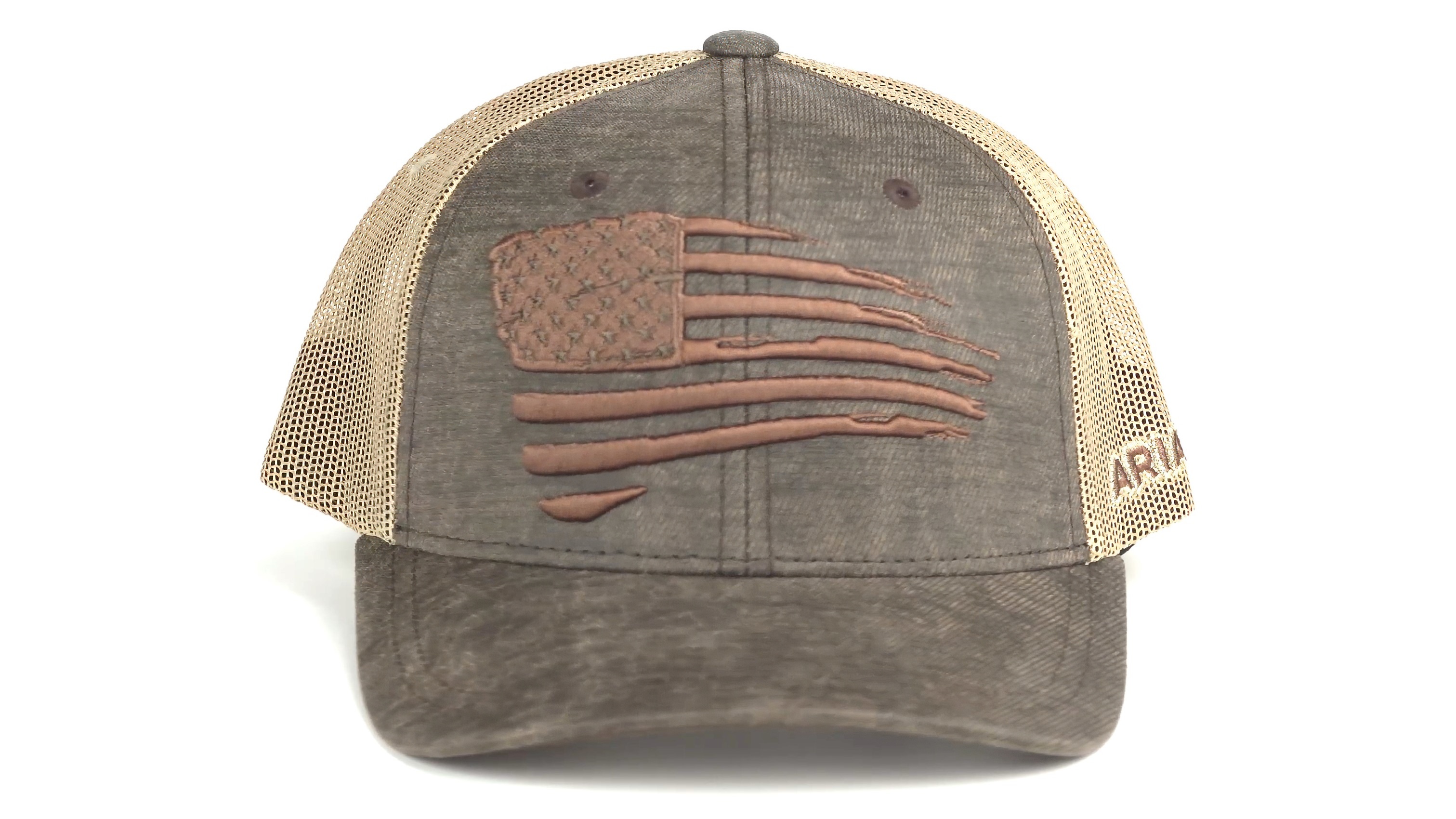Amazon.com: Ariat Youth Semi Curved Bill Cap with Distressed Flag