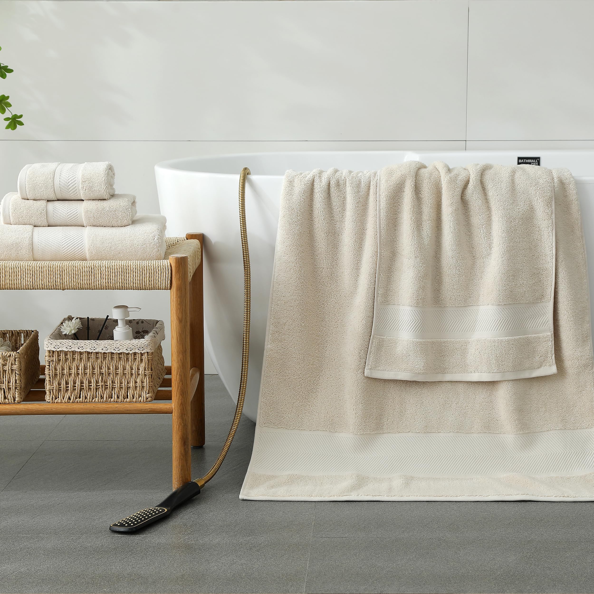 Simple&Opulence Premium Cotton Towel Set - 6 Piece -4