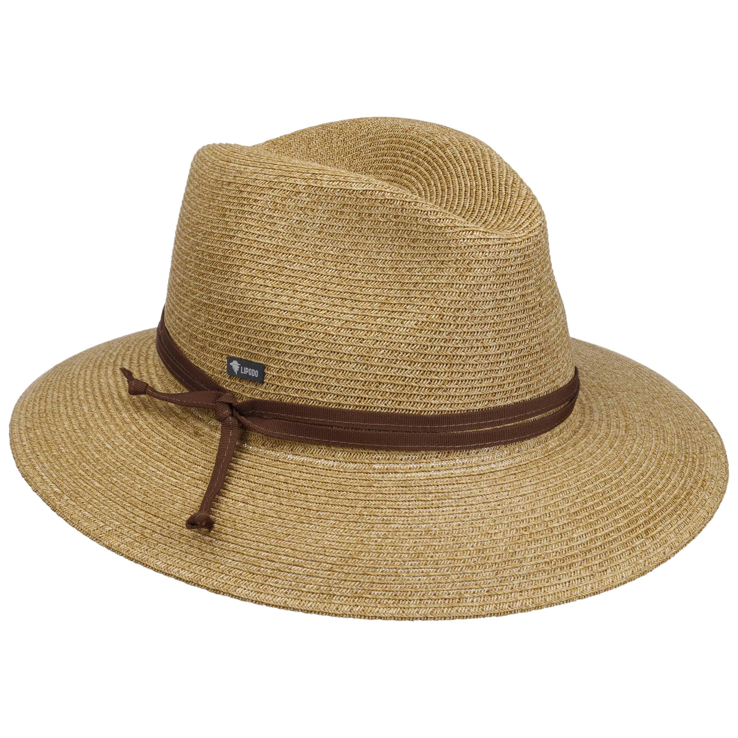 Lipodo Dimena Traveller Strohhut Made in Italy Herren Damen Sommer Winter