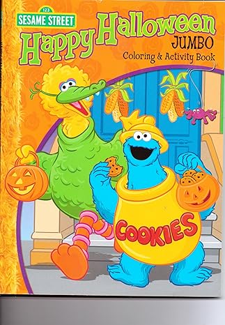 Sesame Street Happy Halloween Jumbo Coloring & Activity Book: unknown ...