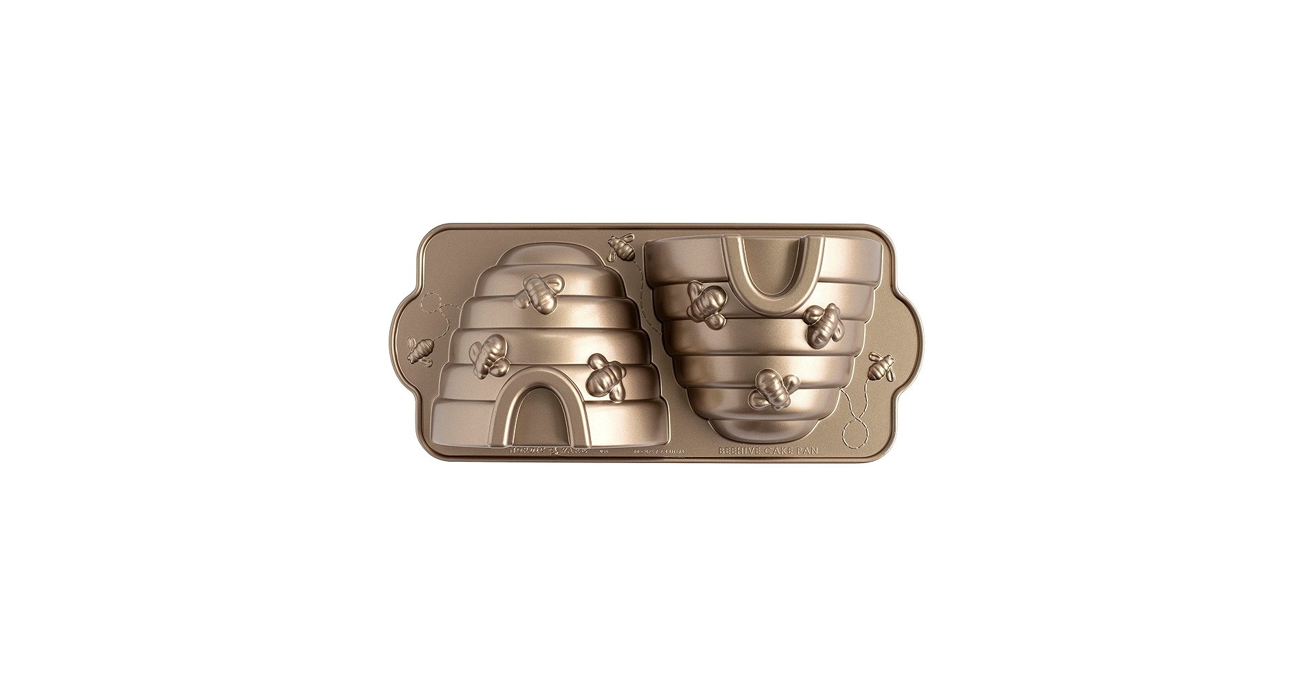 NORDIC WARE ノルディックウェアBeehive Cake Pan Beehive Cakelet Pan | Cast Aluminum Bakeware | Nordic Ware