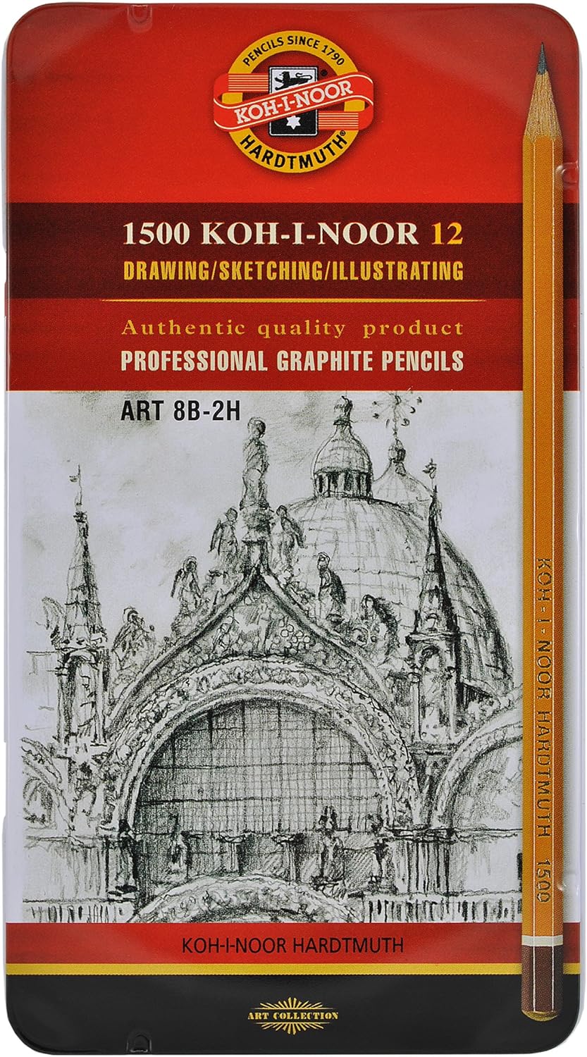 Koh-I-Noor 1502/11 Art Set Soft Grades 8B-2H (Set)