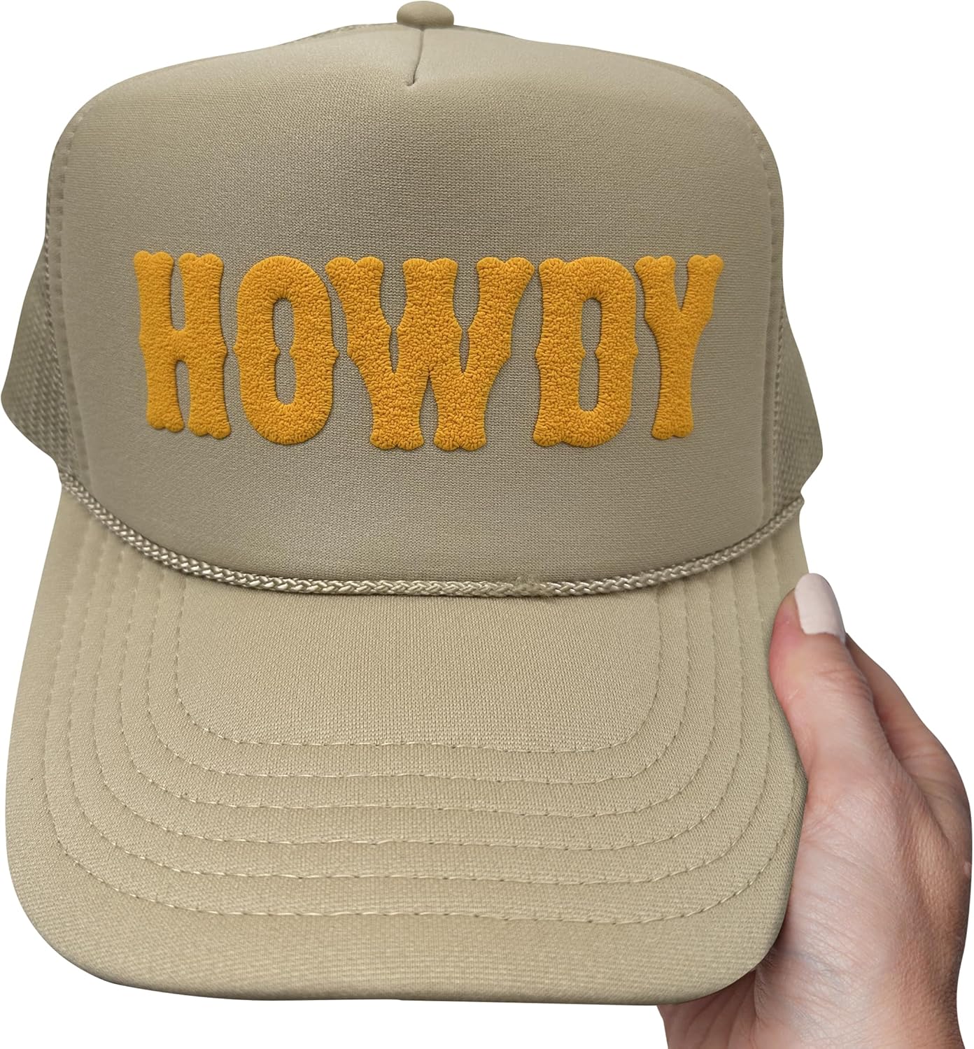 Custom Puff Print Trucker Hat Add Your Text Custom Hat for Men Women Customizable Trucker Hat with Snapback - Image 4