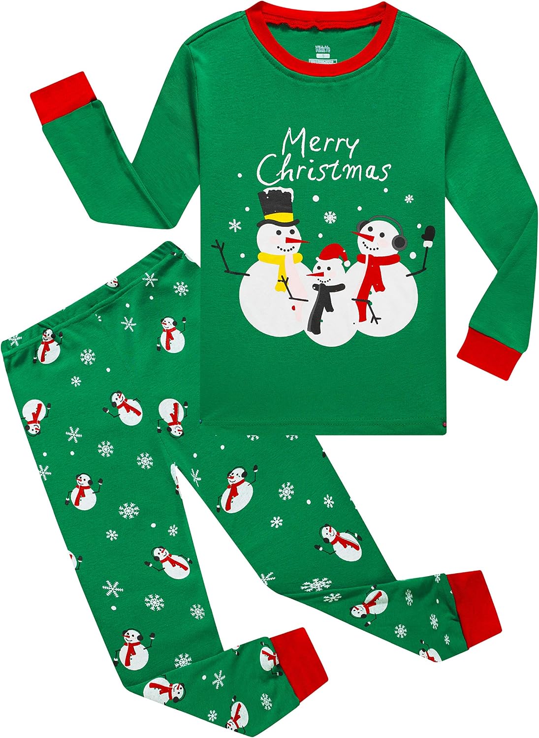 KikizYe Little Big Girls Pajamas Set Long Sleeve PJs 100% Cotton Pyjamas