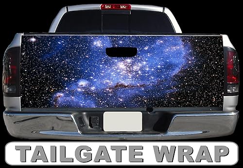 Miniatura 5 de GRAPHIX EXPRESS Calcomanías para puerta trasera de camioneta (T307 Galaxy), calcomanías para puerta trasera para camionetas, calcomanías gráficas