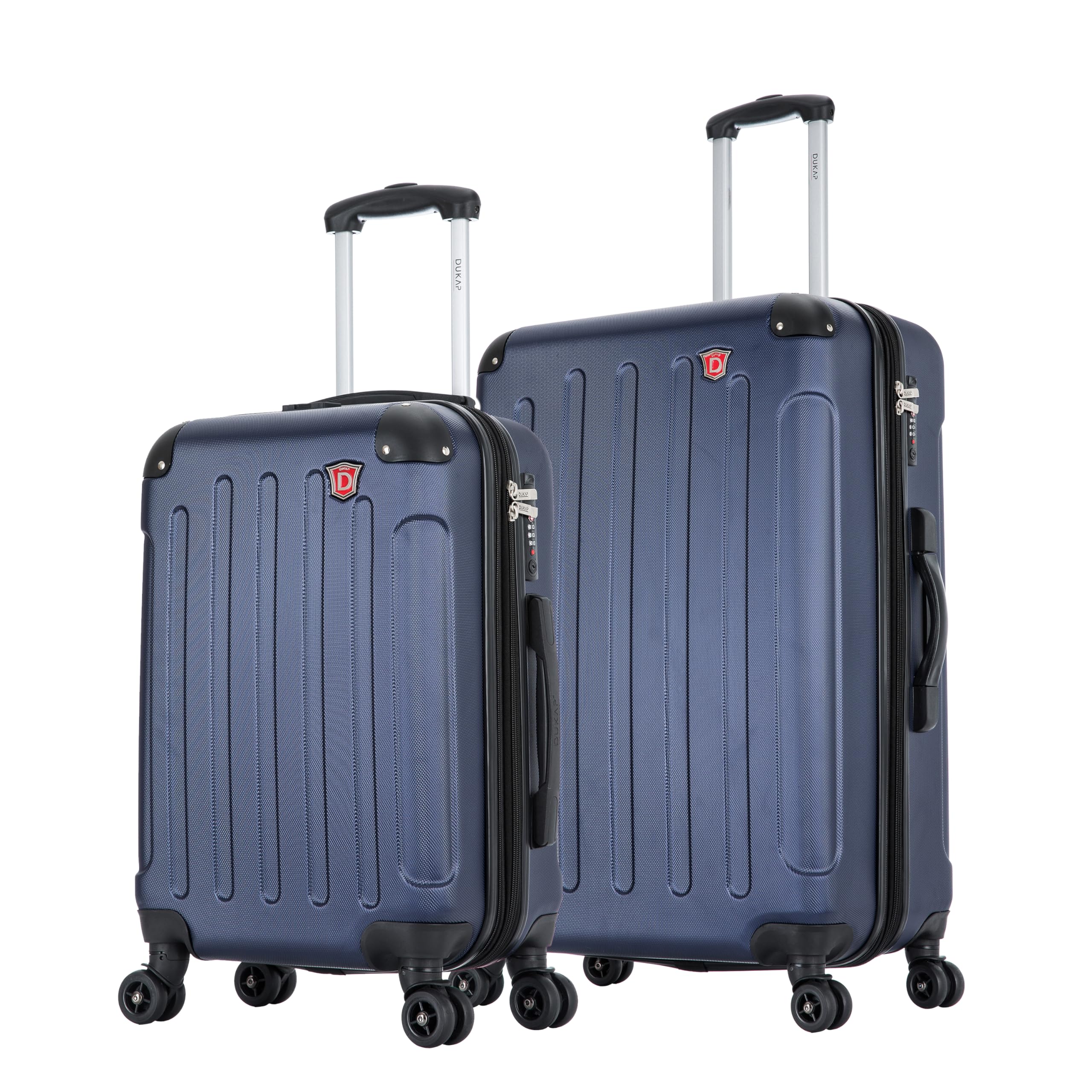 DUKAPINTELY Hardside Luggage Set with Spinner Wheel | Spacious Traveling Suitcases, Travel Suitcases with TSA Lock and Ergonomic GEL Handle | 2 Piece Set (20"/32") | Blue
