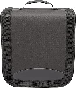 Amazon Basics CD / DVD Binder 400 Disc Capacity Nylon Black: Amazon.co ...