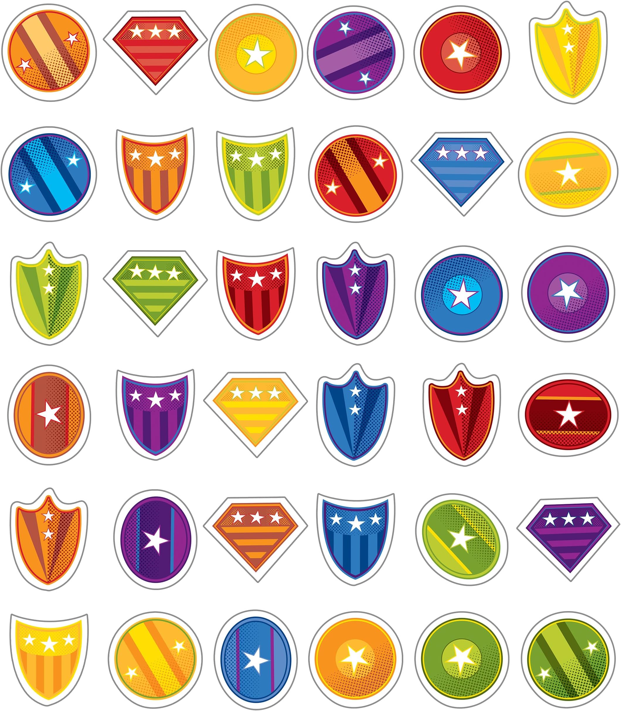 Super Power Shields Mini Cutouts