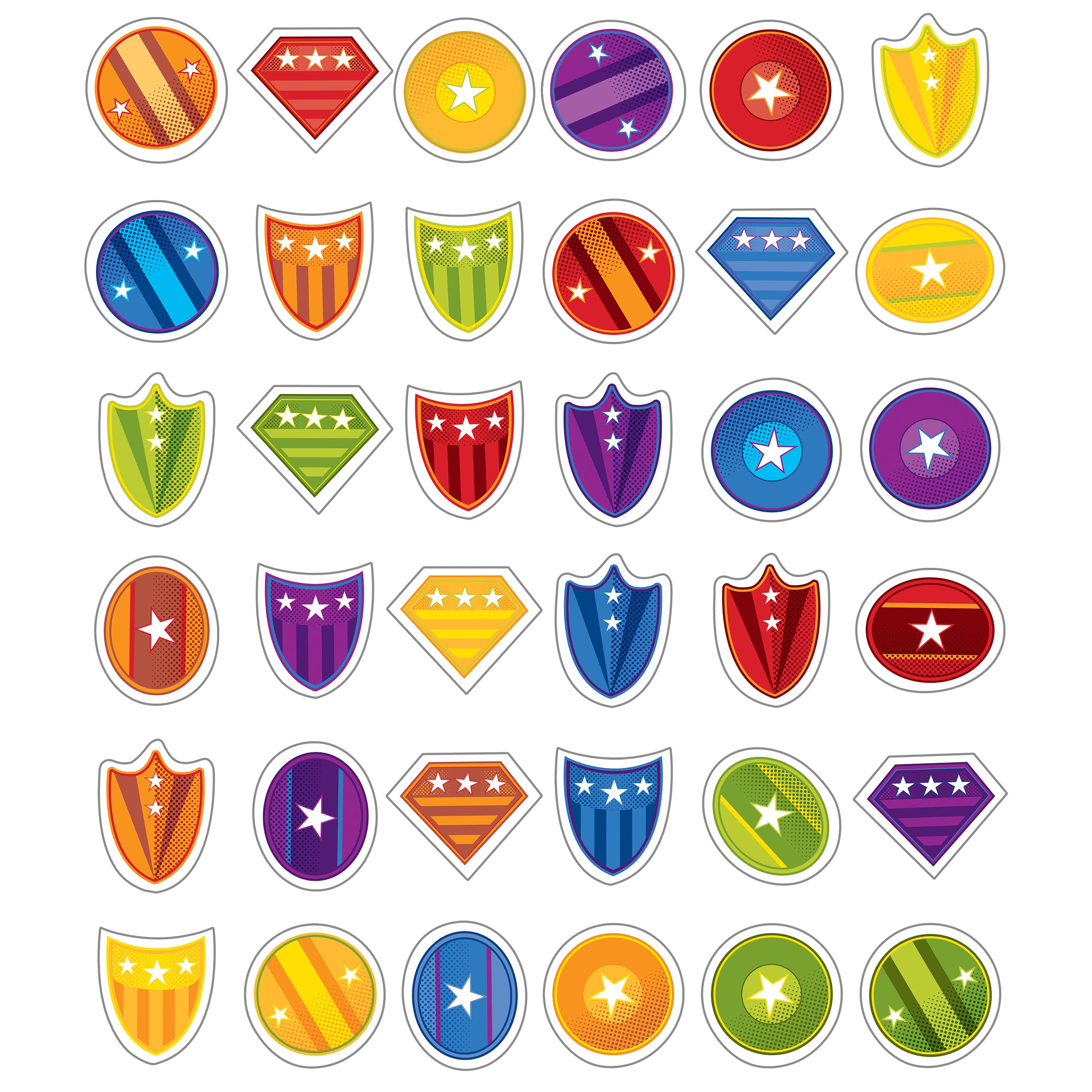 Super Power Shields Mini Cutouts