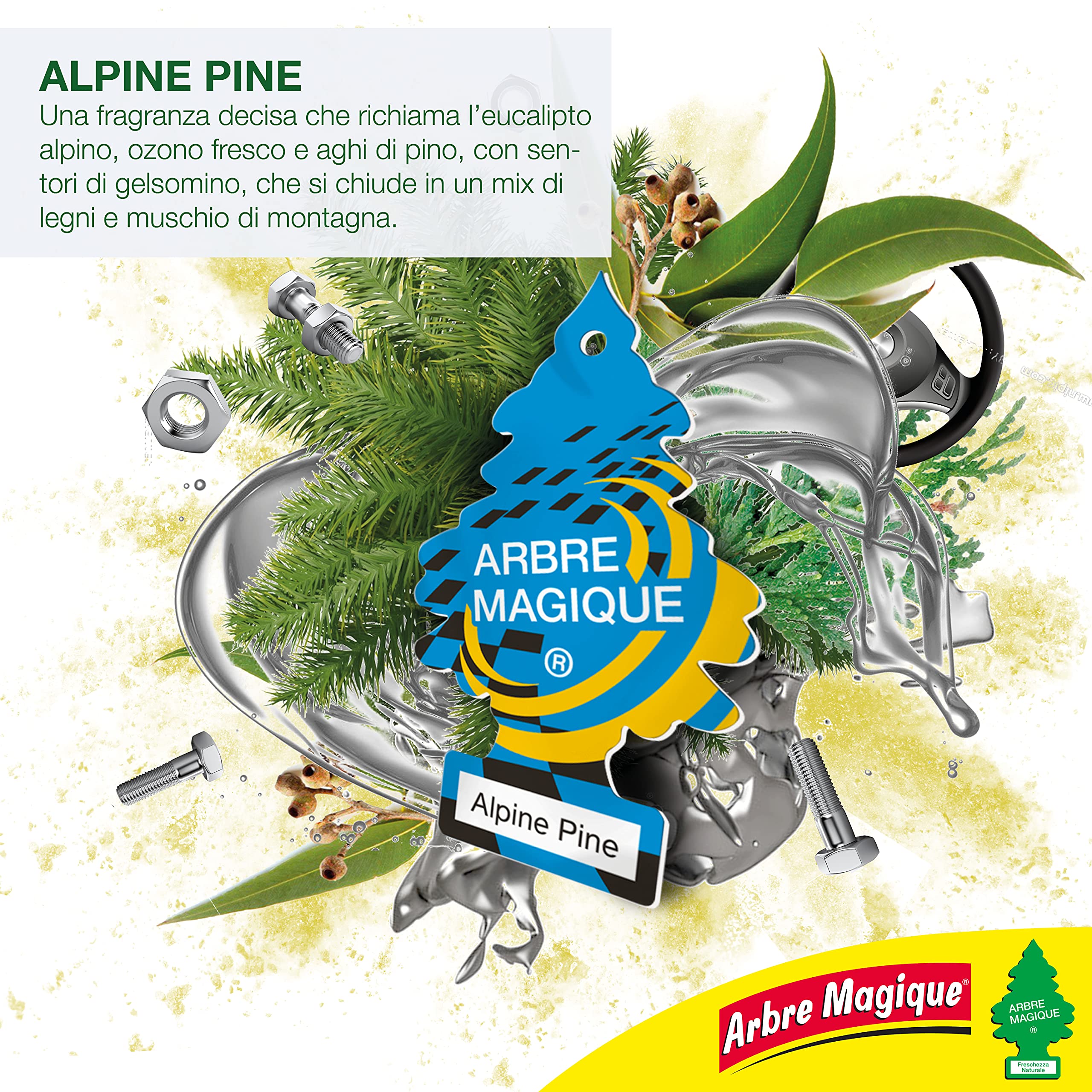 Arbre Magique Mela Verde - Profumatore Per Auto, Durata Fino A 7 Settimane - Foto 11