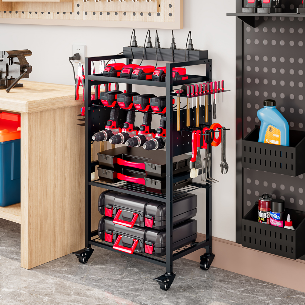 Amazon.com: INGIORDAR Large Power Tool Organizer Cart, Garage