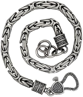 925 pulsera de plata esterlina para hombres regalo para hombres pulsera hombres pulsera gótica pulsera de cadena joyería steampunk novio grueso rock punk