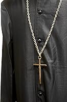 Vista 3 de 4" pectoral Cruz para clero con 40" cadena y cierre