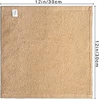 Vista 2 de Juego de toallas de algodón, juego de 3 piezas, incluye 1 toalla de baño, 1 toalla de mano y 1 toallita, juego de toallas suaves y absorbentes