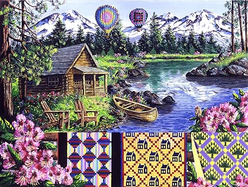 Miniatura 3 de SUNSOUT INC - Flotante sobre hermanas 500-500 piezas Rompecabezas por artista Diane Phalen - MPN # 14646