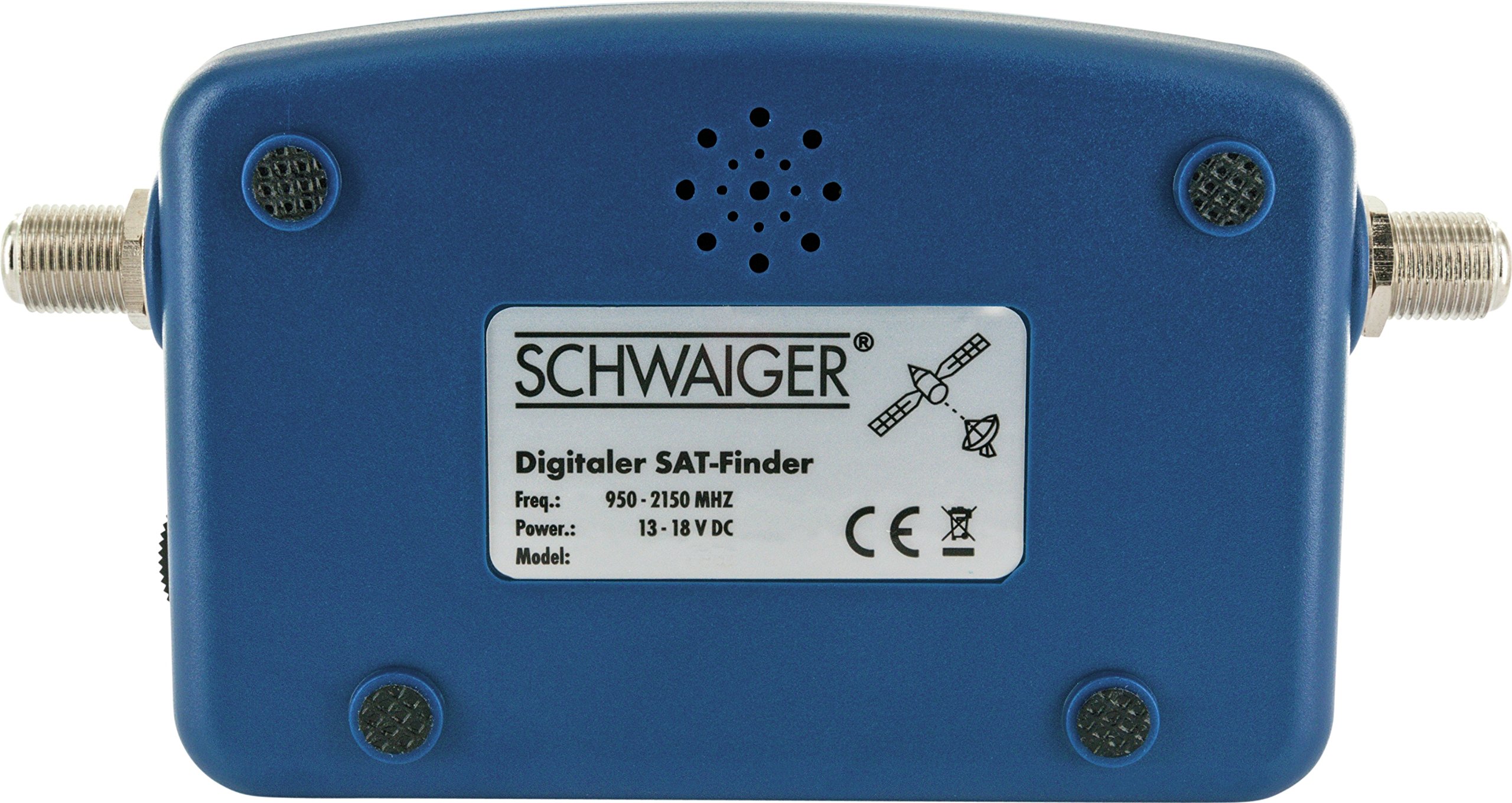 SCHWAIGER -5170- Sat-Finder numérique | Reconnaissance de Satellites | chercheur de Satellites avec Boussole intégrée et Sortie sonore | Dispositif de Mesure pour Un positionnement Optimal