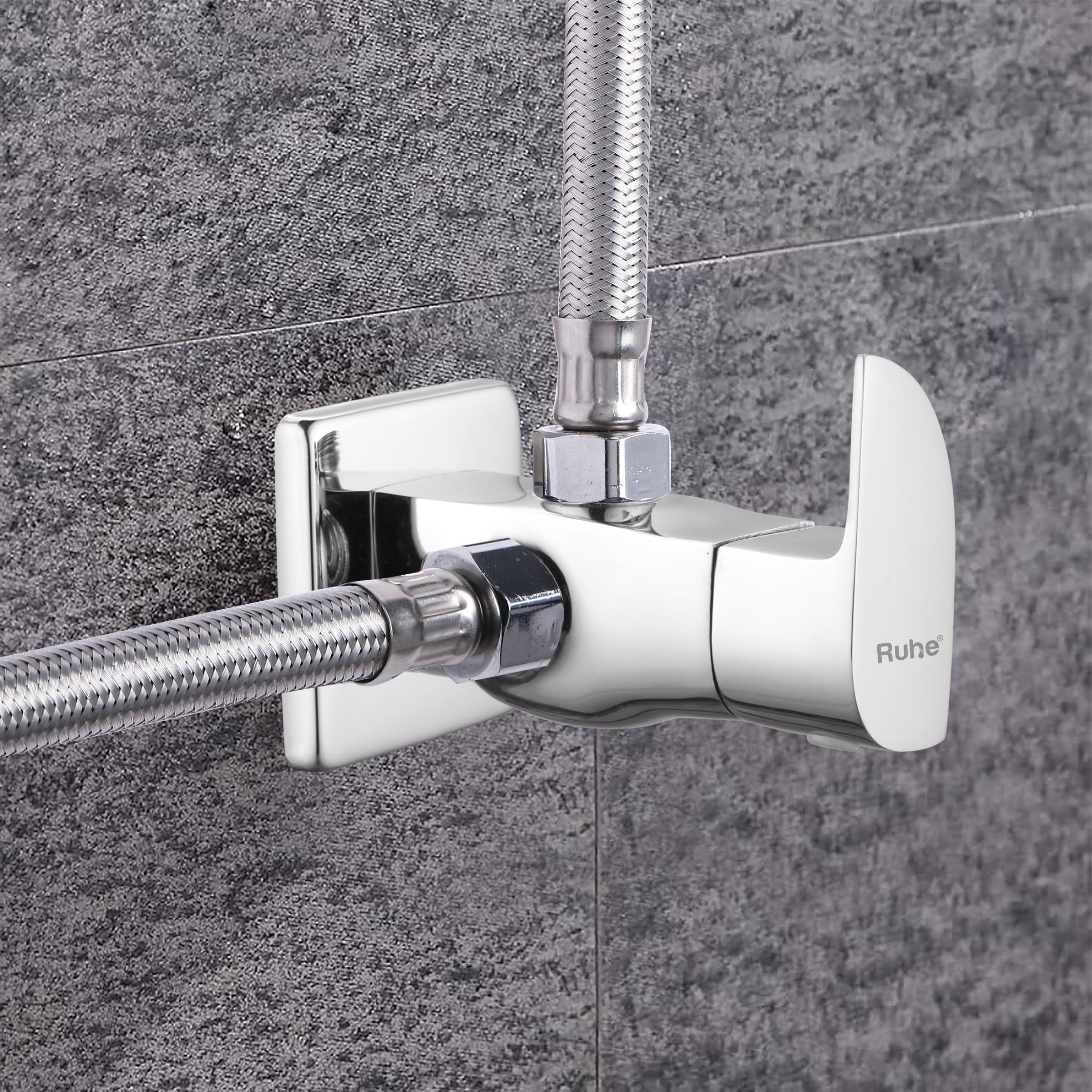 Ruhe Kubix Angle Valve Faucet - Chrome Finish -15