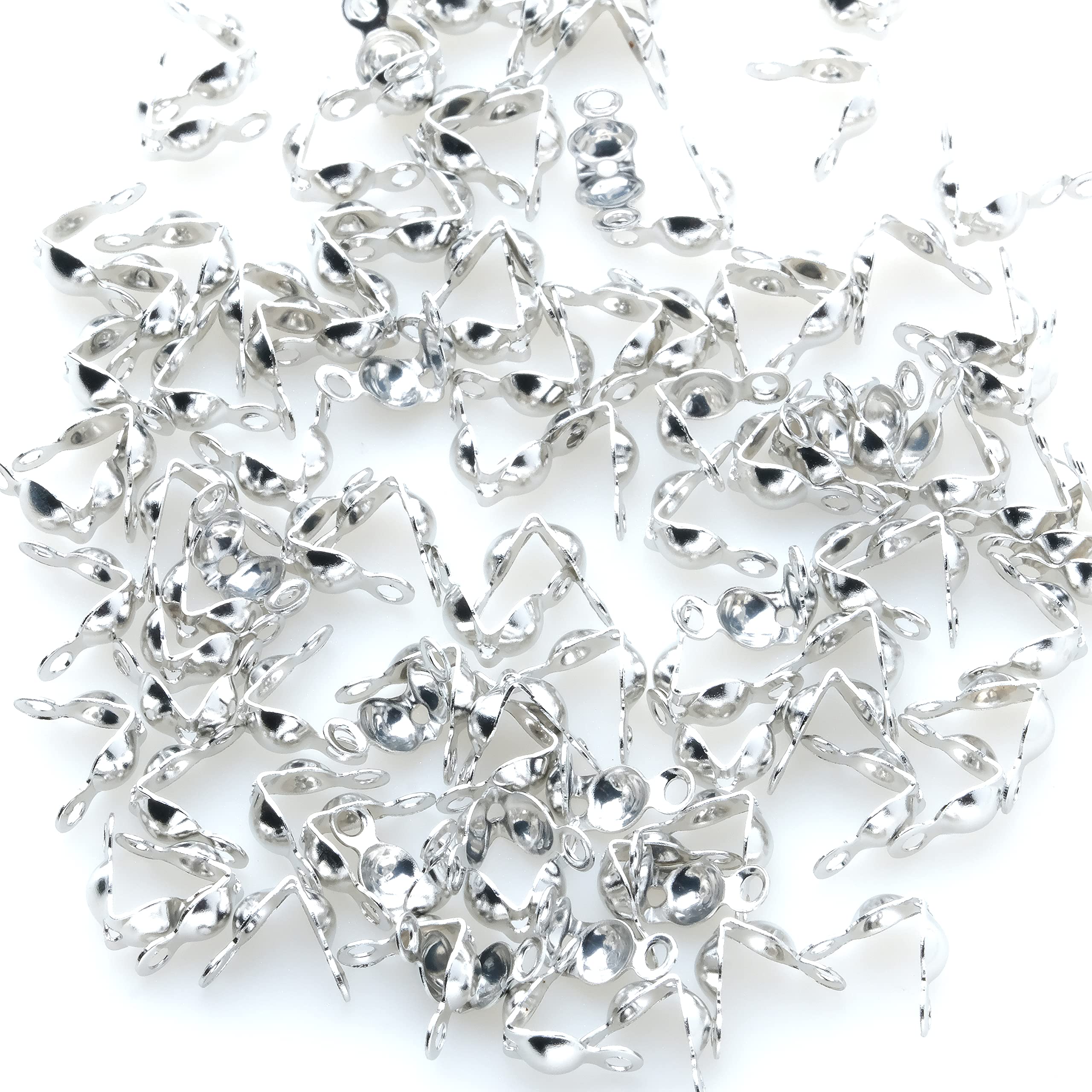 Amazon | HARU雑貨 シルバー ボールチップ 4mm 100個セット 銀 カン