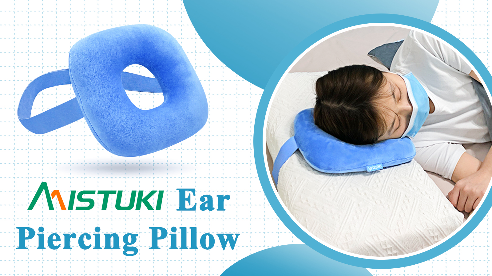 Coussin De Piercing Oreille Fanwer - Confort Pour Dormir Sur Le Côté