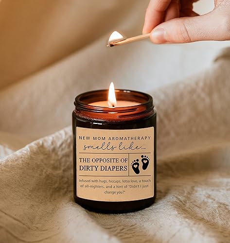 Miniatura 4 de Regalos para nueva mamá, regalo divertido para nueva mamá, vela para nueva mamá, regalo para recién nacido, regalo único para mamá primeriza, nueva