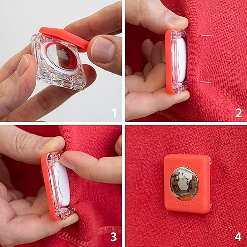 Miniatura 8 de Elevation Lab TagVault AirTag Pin de seguridad (paquete de 4)  El mejor soporte para AirTag para niños  Perfil bajo, no cuelga (azul, rojo, verde,