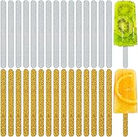 Vista 19 de 30 palitos acrílicos reutilizables para tartas, moldes para tartas, espejos, palitos de helado, molde para tartas para el hogar, pasteles, dulces