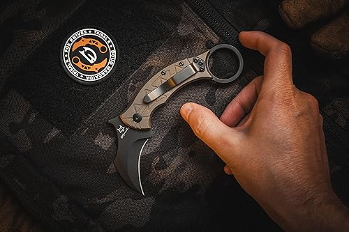 Miniatura 2 de Fox Knives TribalK - FX-802 - Karambit - Hoja plegable - Diseñado por Doug Marcaida (G10 Negro)