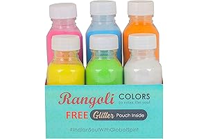 SATVIK Rangoli Bottles with Holes for Effortless Rangoli Creation