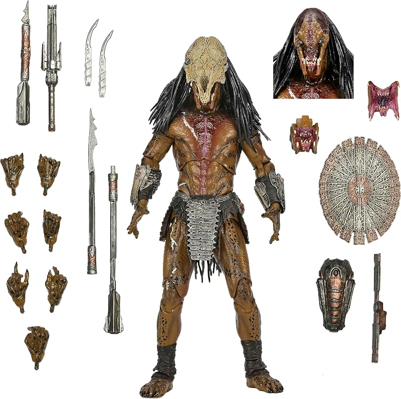 Collectible Prey Ultimate Feral Predator 7" Scale Action Figure | Predator Prey 7 Inch Action Figure Ultimate - Feral Predator