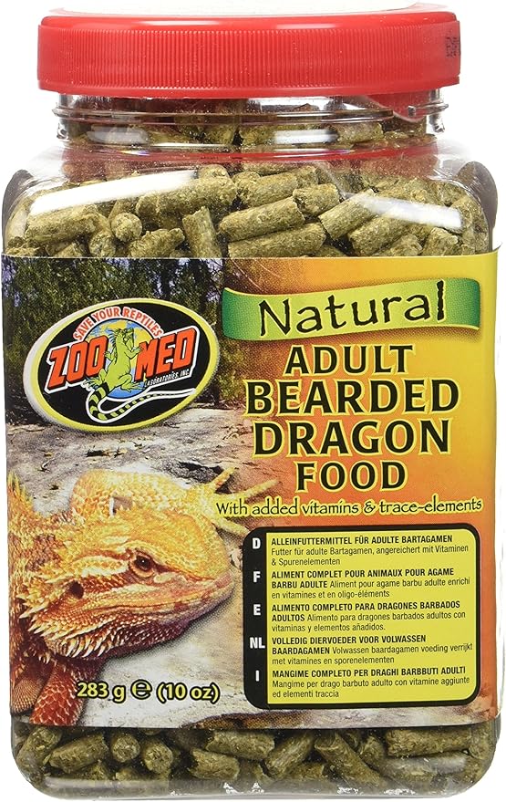 Zoo Med Laboratories SZMZM76 Beard Dragon Adult SoftMoist Pellet, 10Ounce Pet