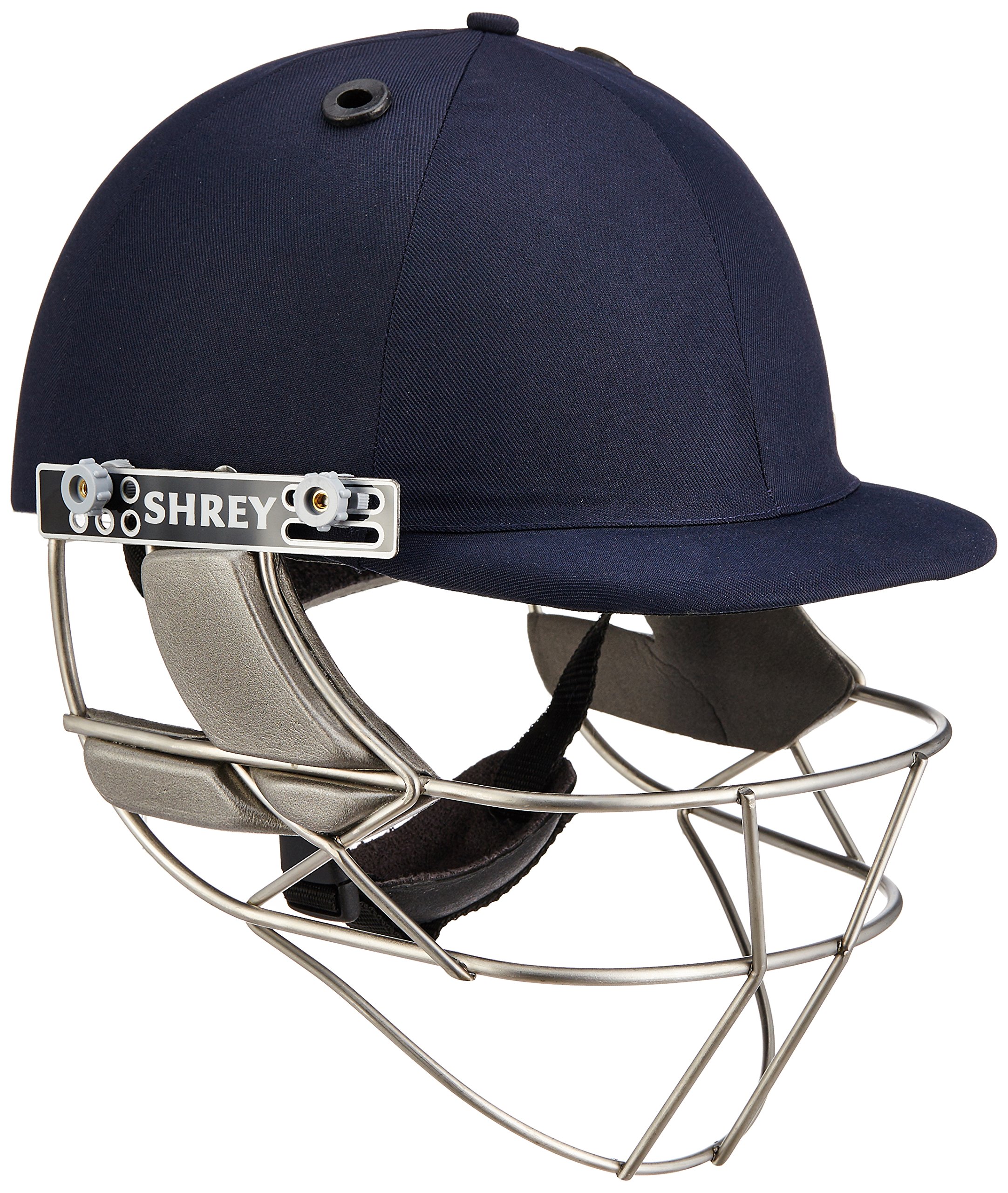 Shrey Sh101004 Pro Guard Cricket Helmet with Titanium Visor, Medium (Navy Blue) (B017M2L2O6) Amazon Price History, Amazon Price Tracker