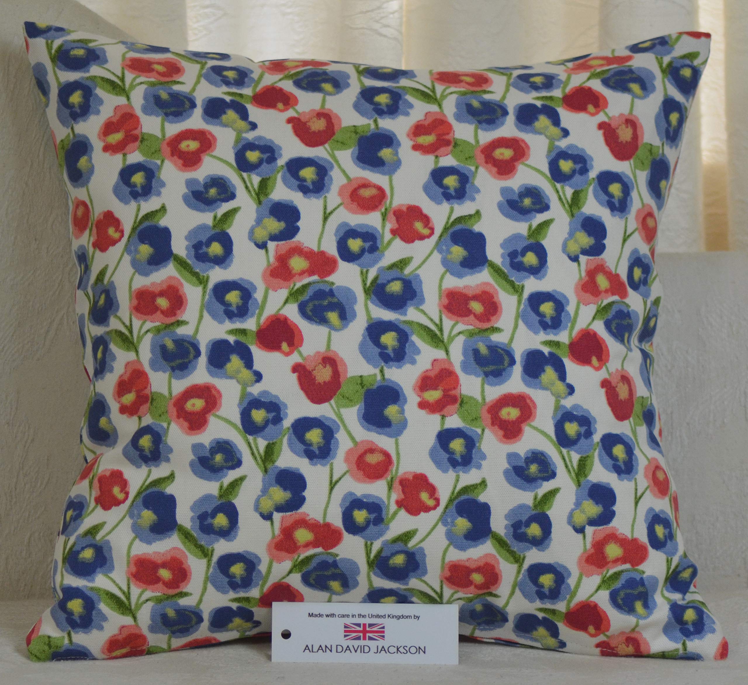 Cushion including inner pad using iLiv SMD Petite Fleur Primary 16" x 16" (41cm x 41cm)