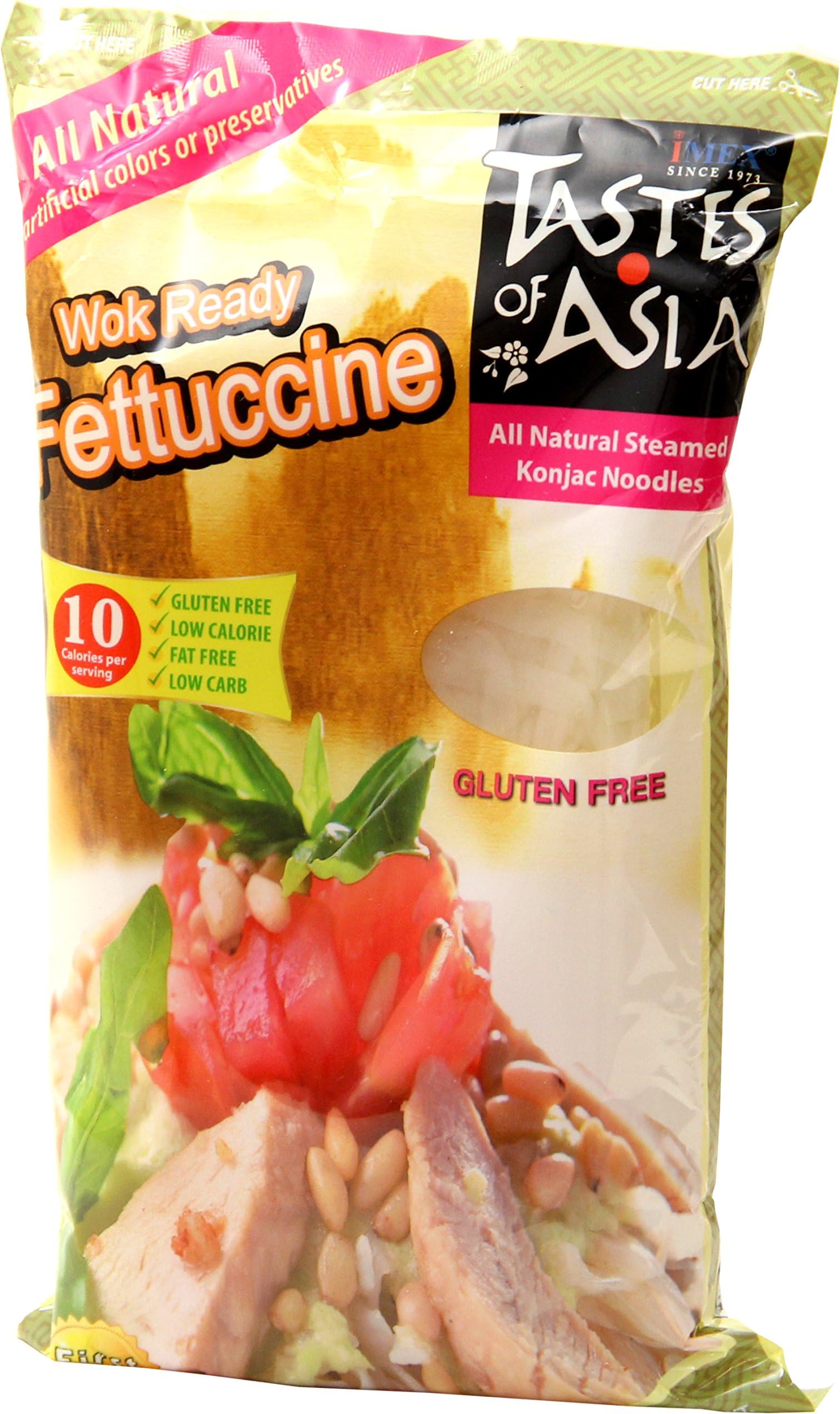 Tastes of Asia Fettuccine Konjac Noodles, 8.8 Ounce (Pack of 6)