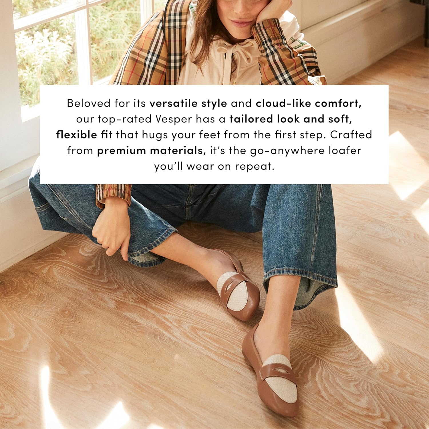 Birdies Vesper Women’s Slip-On Loafers, Lightweight Flats, Cushioned, All-Day Comfort Shoes - Image 2