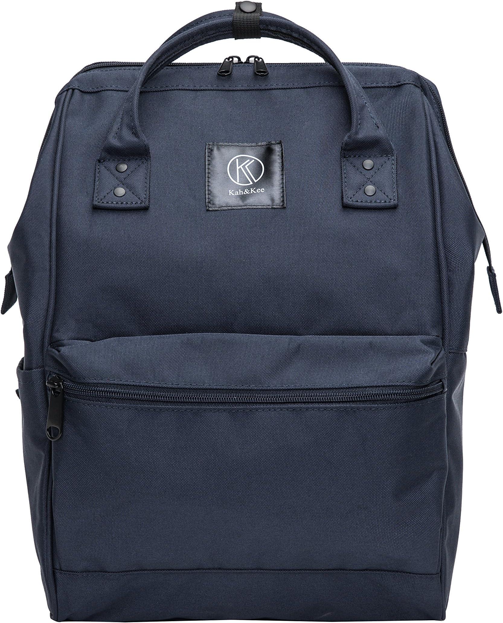 Kah&KeePolyester Travel Backpack Functional Anti-theft School Laptop for Women Men