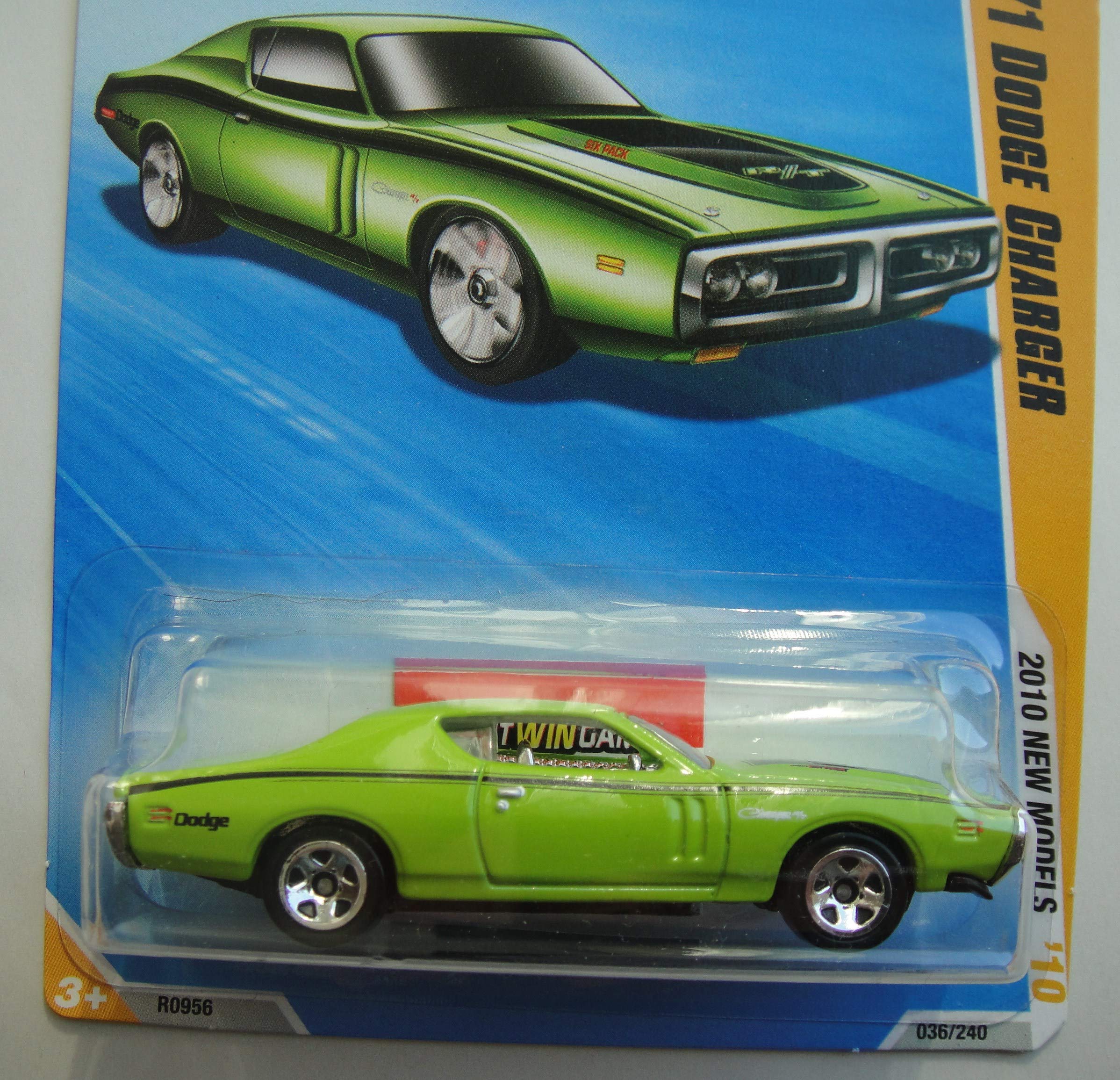 Amazon.com: Hot Wheels 2010 New Models 36/44, Green '71